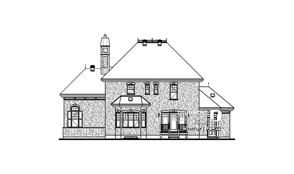 rear elevation - Whittier