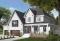 front - BASE MODEL - Modern farmhouse plan, 3 beds. 2.5 baths, family & living rooms, office, fireplace, laundry room, 3-car garage - Merriwood 4