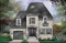 front - BASE MODEL - Beautiful European inspired house plan with master suite, 2 secondary bath, home office, garage - Versaille1