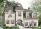 front - BASE MODEL - House plan with large master suite, double garage, 2 fireplaces and cathedral ceiling, mezzanine - Versaille 2