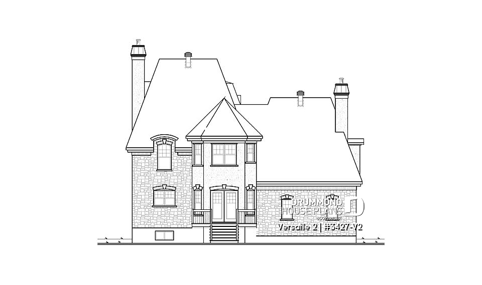 rear elevation - Versaille 2
