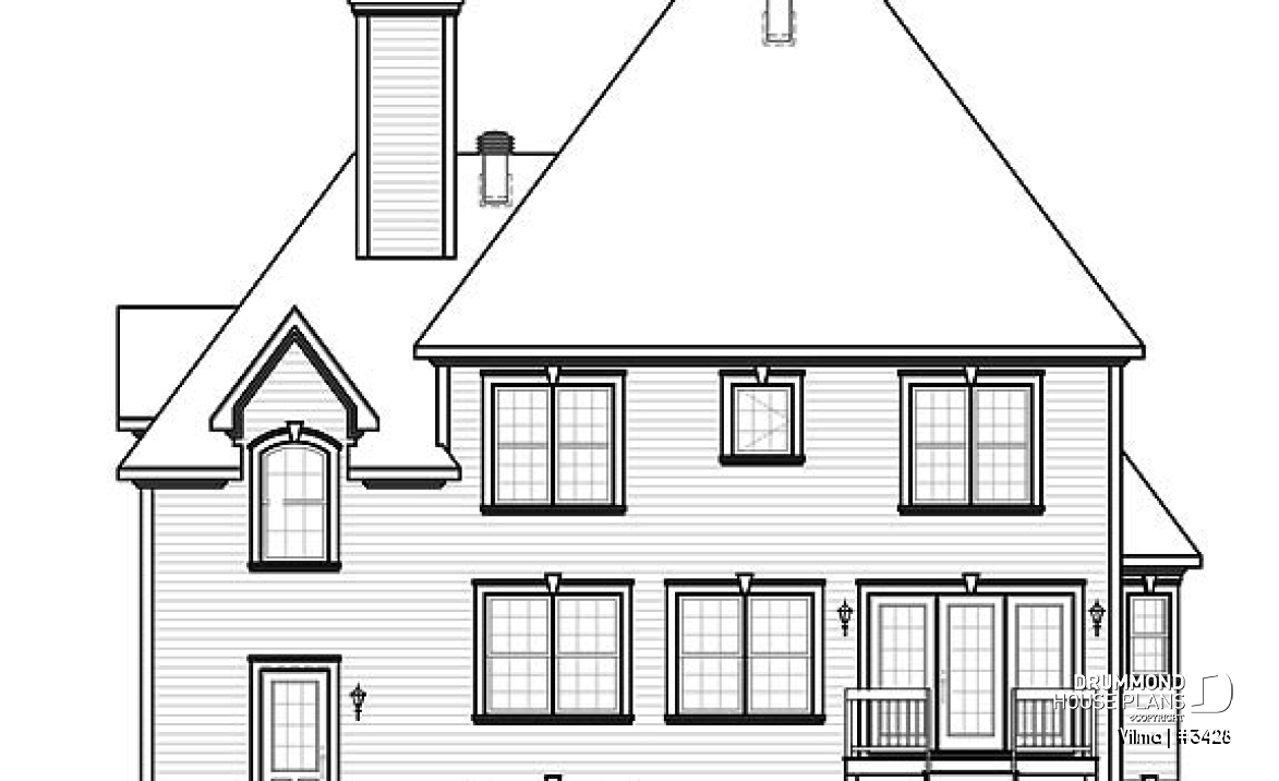rear elevation - Vilma
