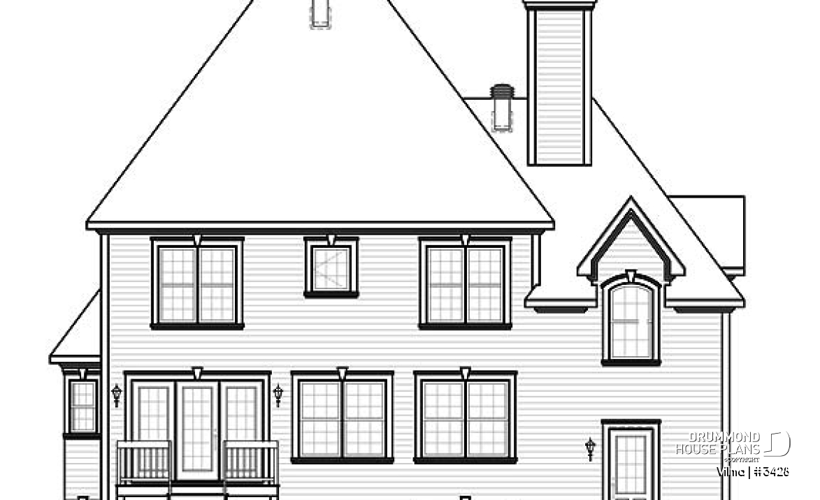 rear elevation - Vilma