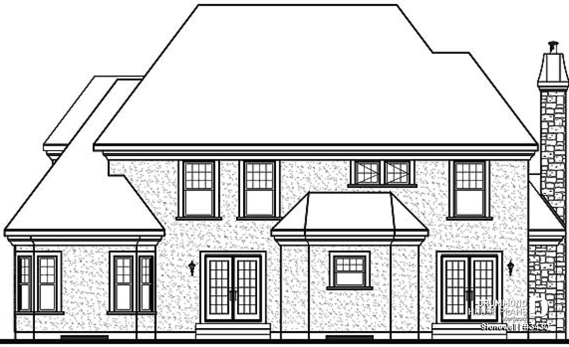 rear elevation - Stonewell