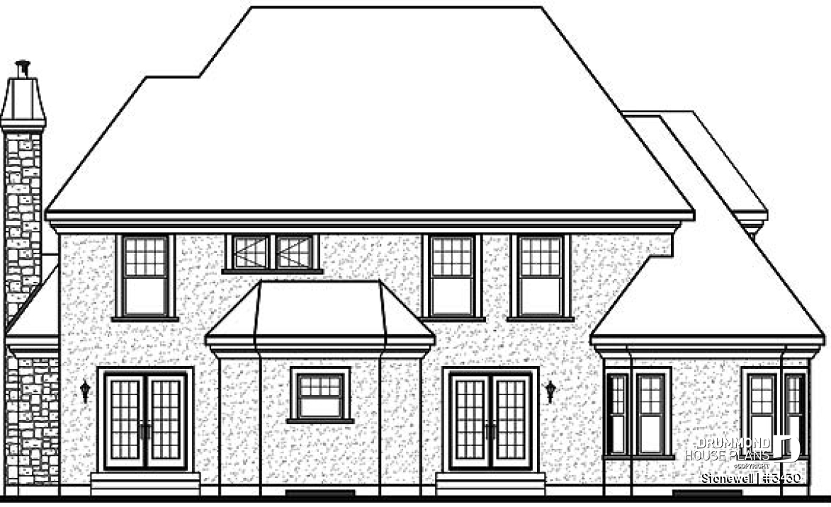 rear elevation - Stonewell