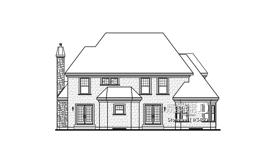 rear elevation - Stonewell