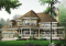 front - BASE MODEL - Modern Victorian home plan with 3 bedrooms, 2 living rooms, plenty of natural lights, 2-car garage - Medea