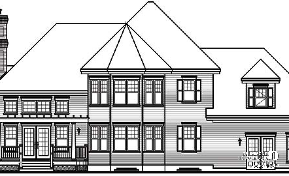 rear elevation - Medea