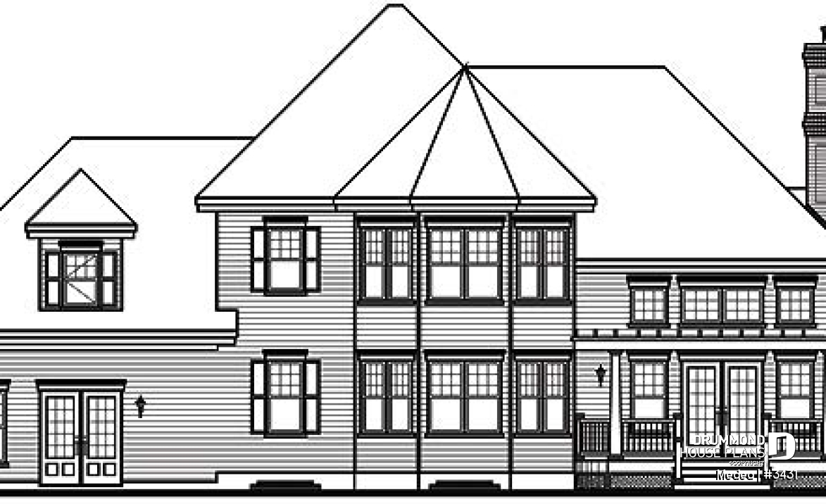 rear elevation - Medea