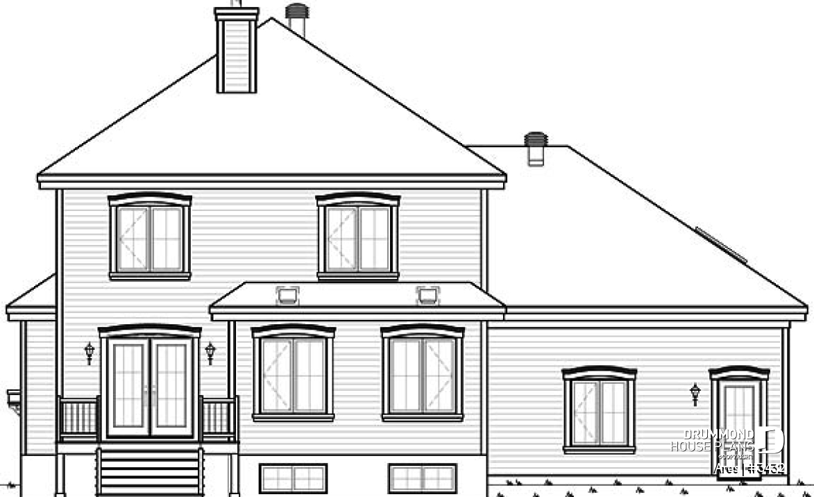 rear elevation - Ares