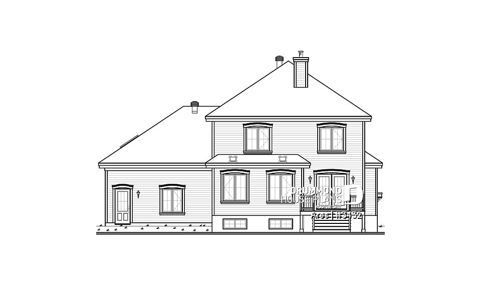 rear elevation - Ares