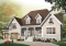 front - BASE MODEL - Farmhouse style home plan, 3 to 4 bedrooms,  master suite, 2-car garage, fireplace, formal dining, office - Camden