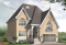 front - BASE MODEL - 2 storey classical and stylish house designe, 4 to 5 bedrooms, luxurious master suite - Merisier