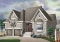 front - BASE MODEL - European Manor-Style House Plan With Double Garage And Unique Split-Level Primary Suite - Fontaine