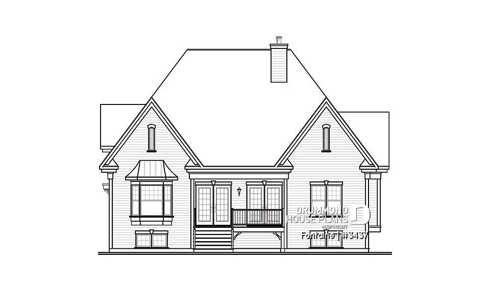 rear elevation - Fontaine