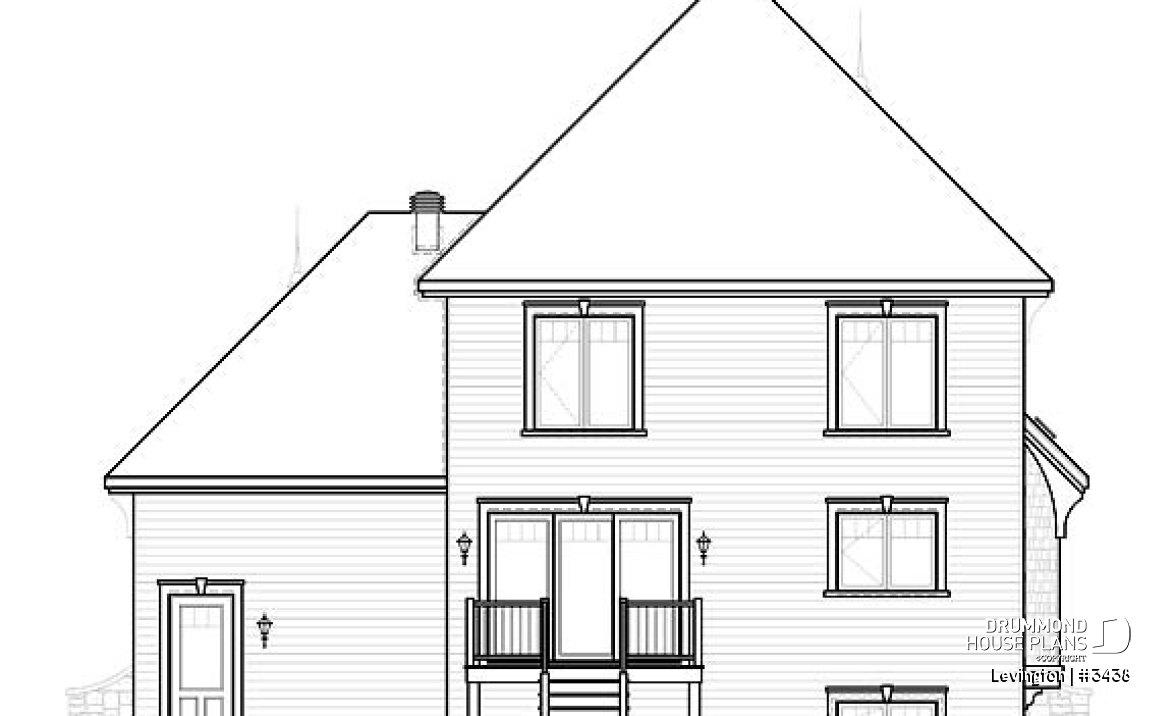rear elevation - Levington