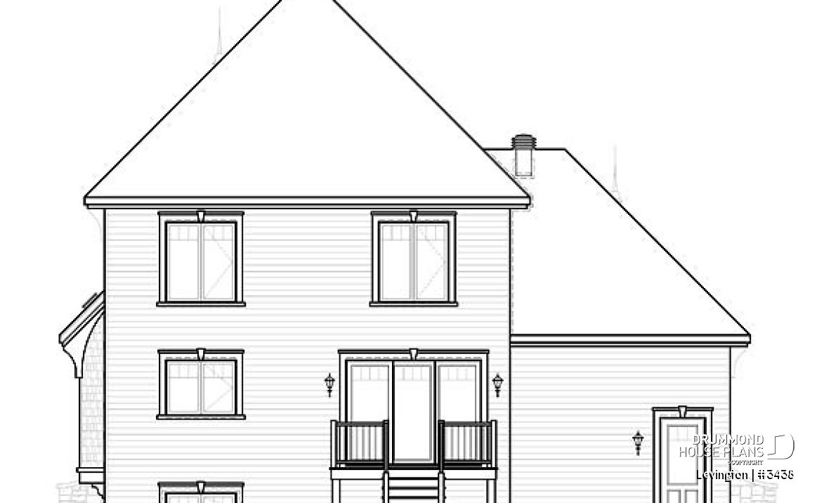 rear elevation - Levington