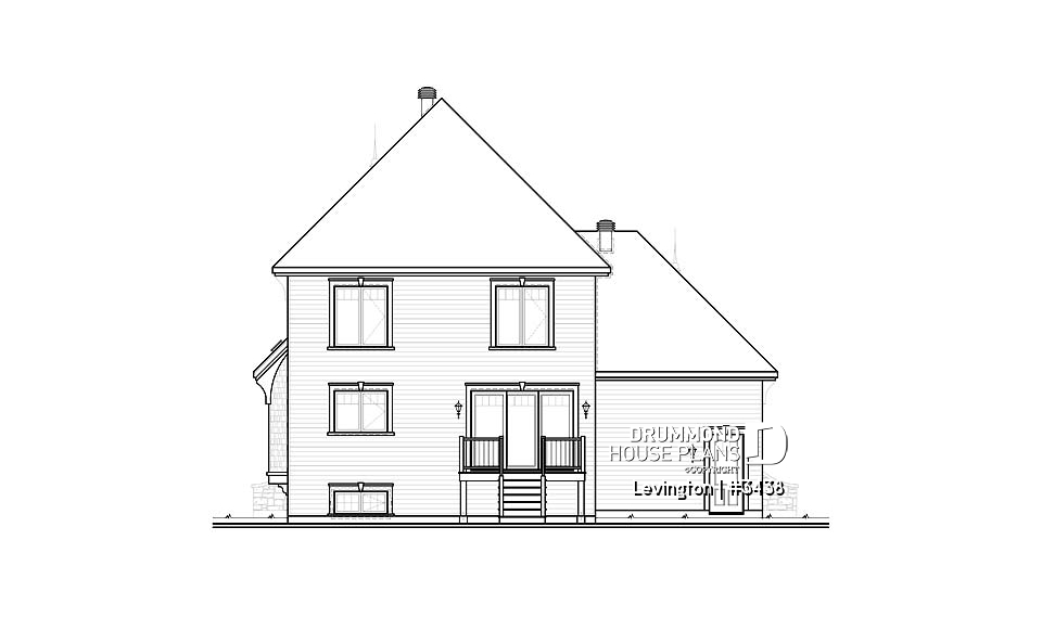 rear elevation - Levington