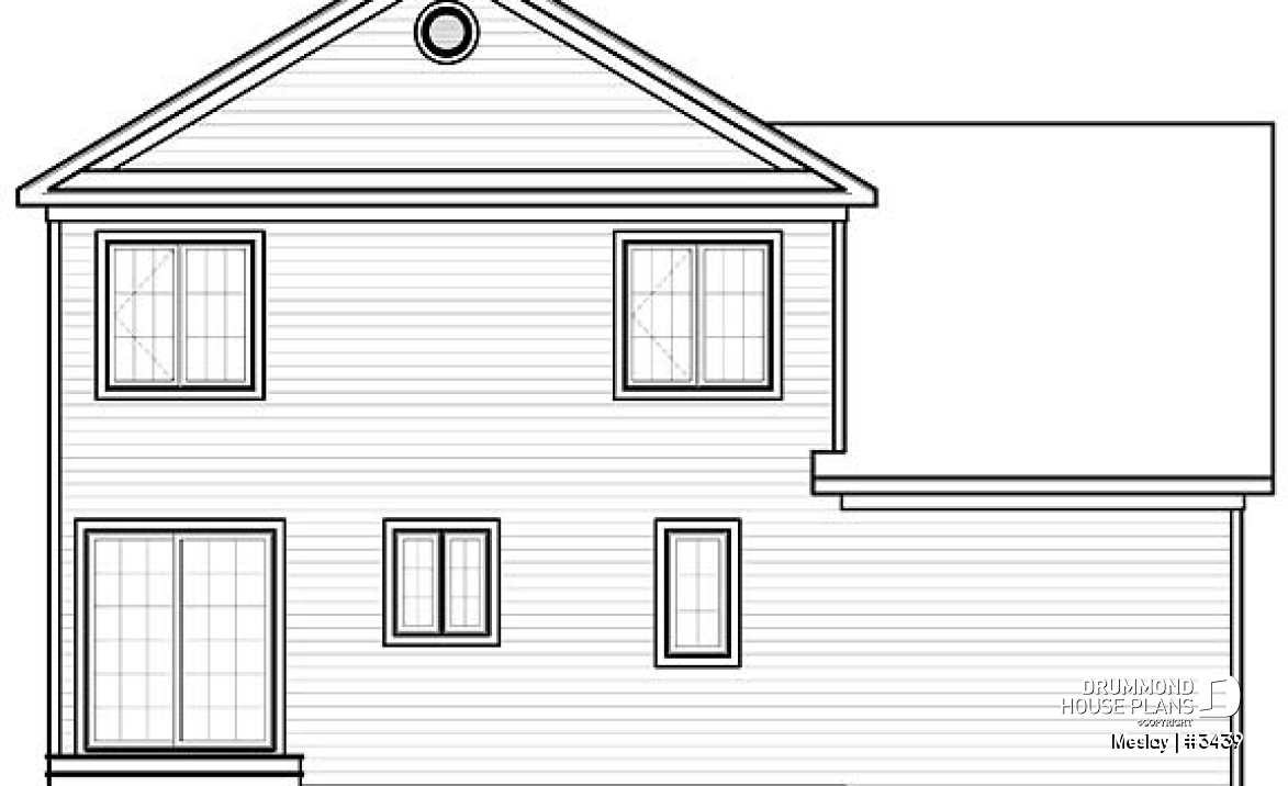 rear elevation - Meslay