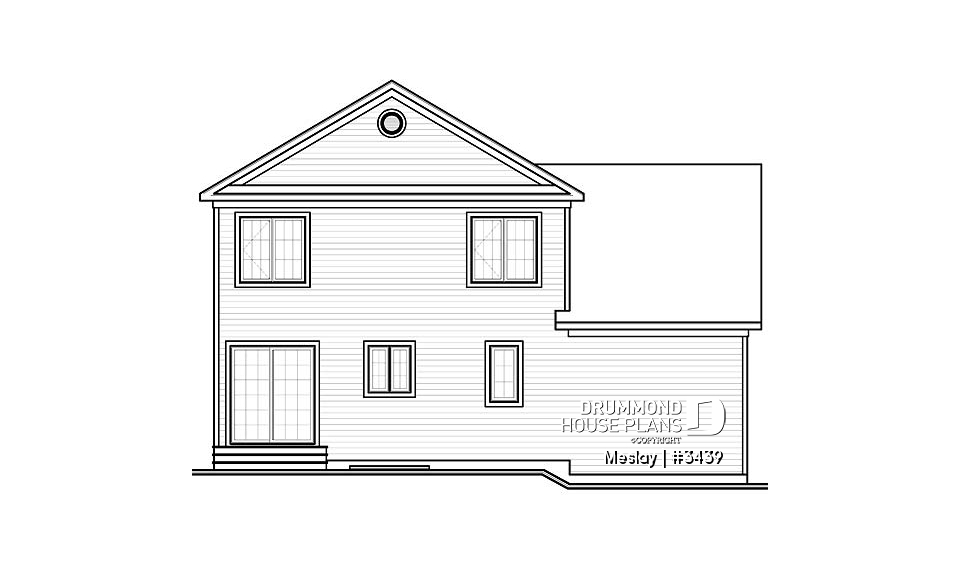 rear elevation - Meslay