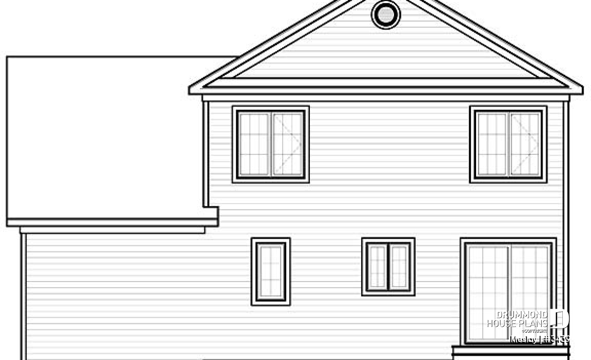 rear elevation - Meslay