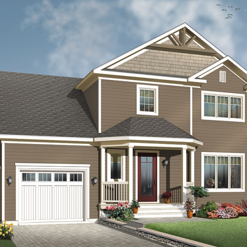 rear elevation - Meslay 2