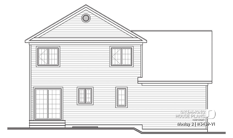 rear elevation - Meslay 2