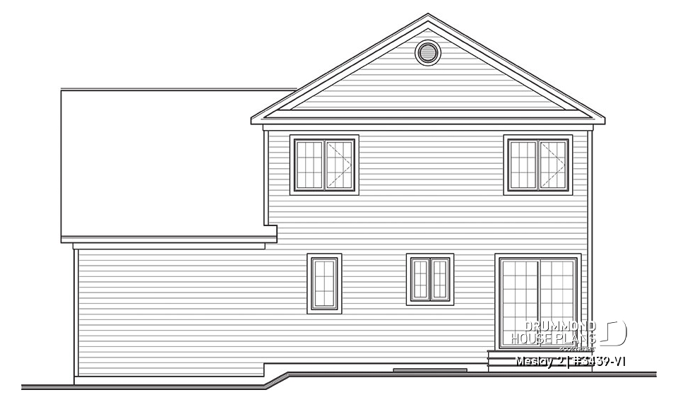 rear elevation - Meslay 2