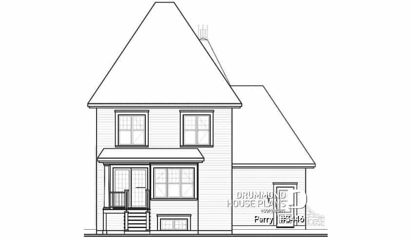 rear elevation - Perry