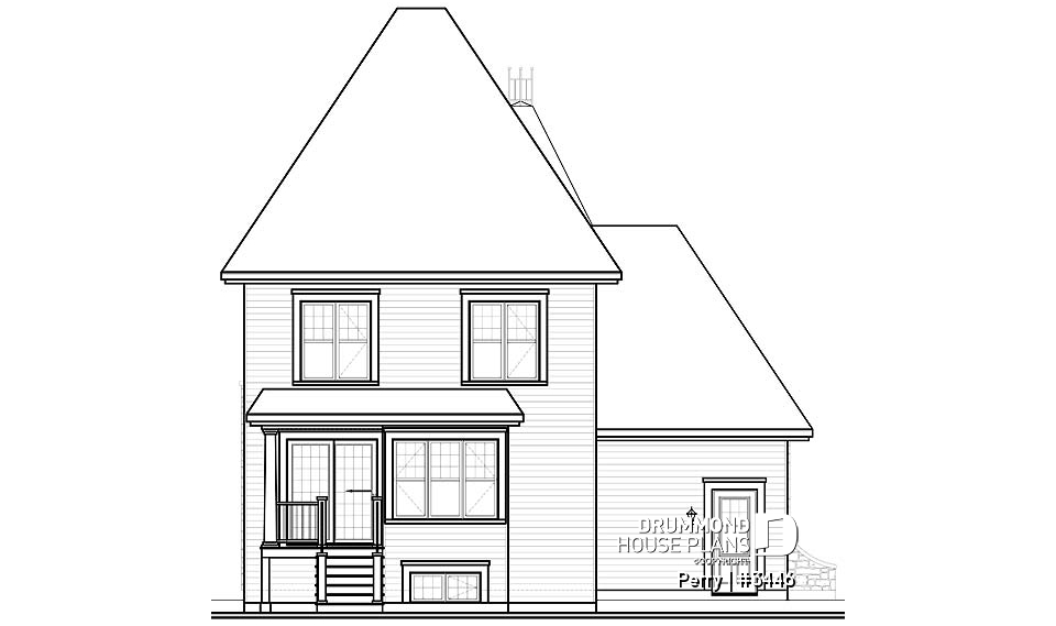 rear elevation - Perry