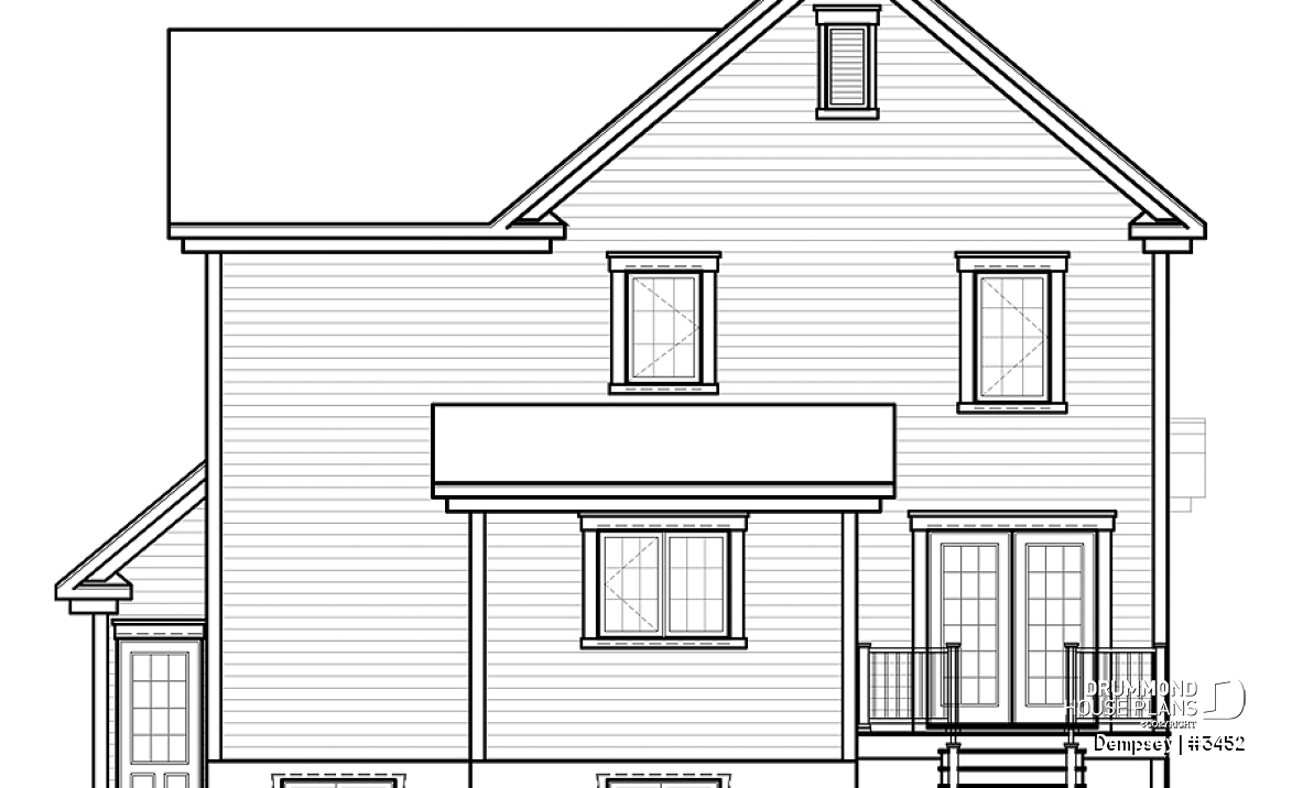 rear elevation - Dempsey