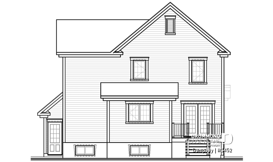 rear elevation - Dempsey