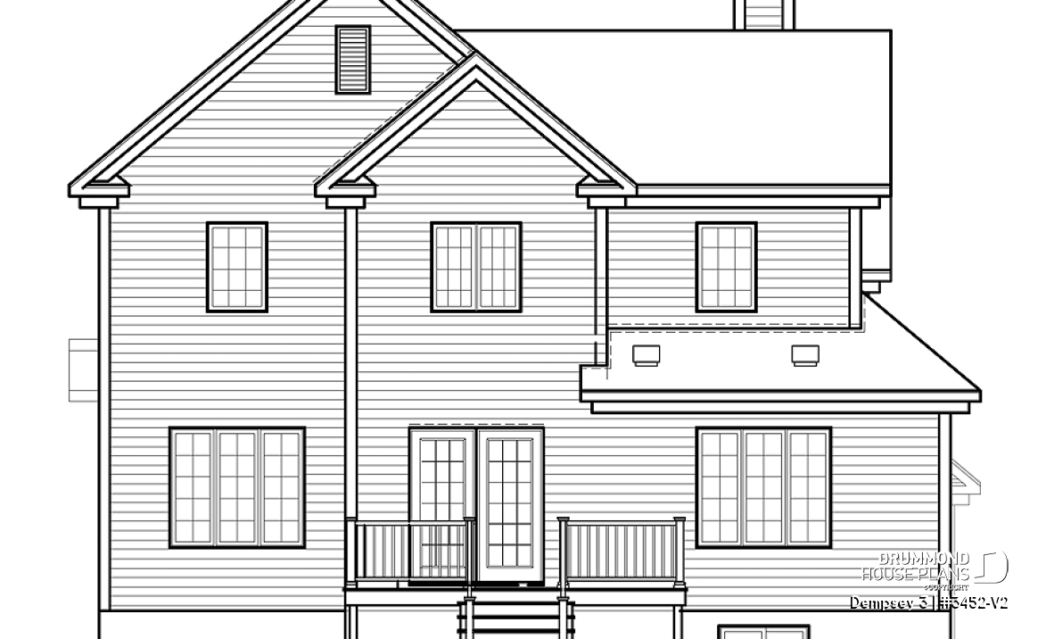 rear elevation - Dempsey 3