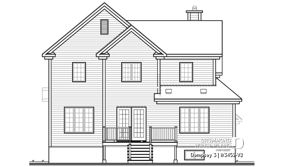 rear elevation - Dempsey 3