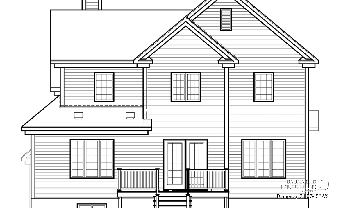 rear elevation - Dempsey 3
