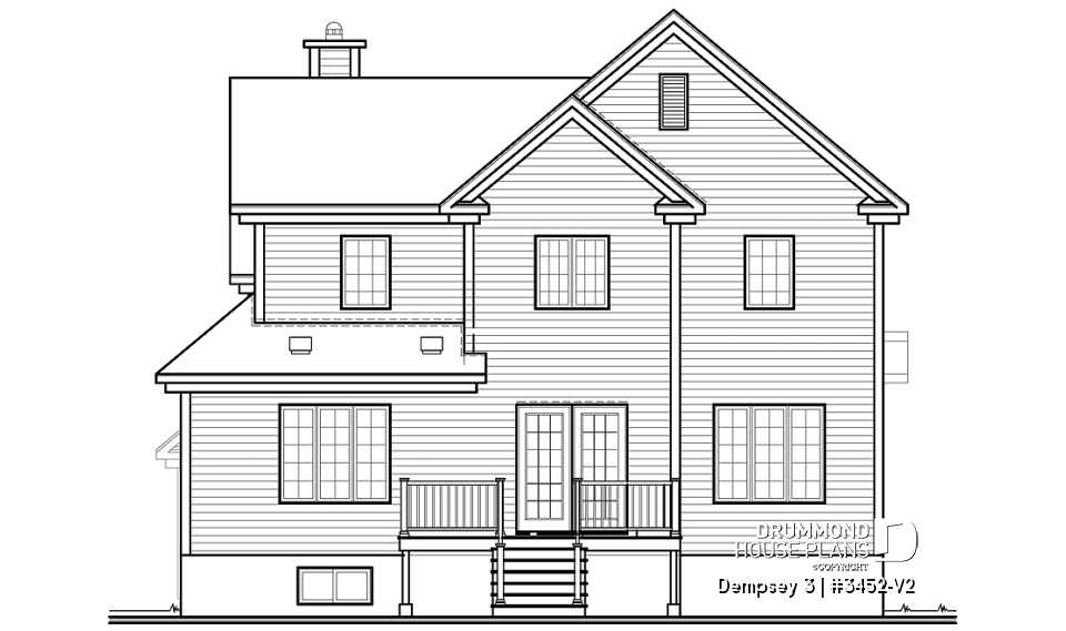 rear elevation - Dempsey 3