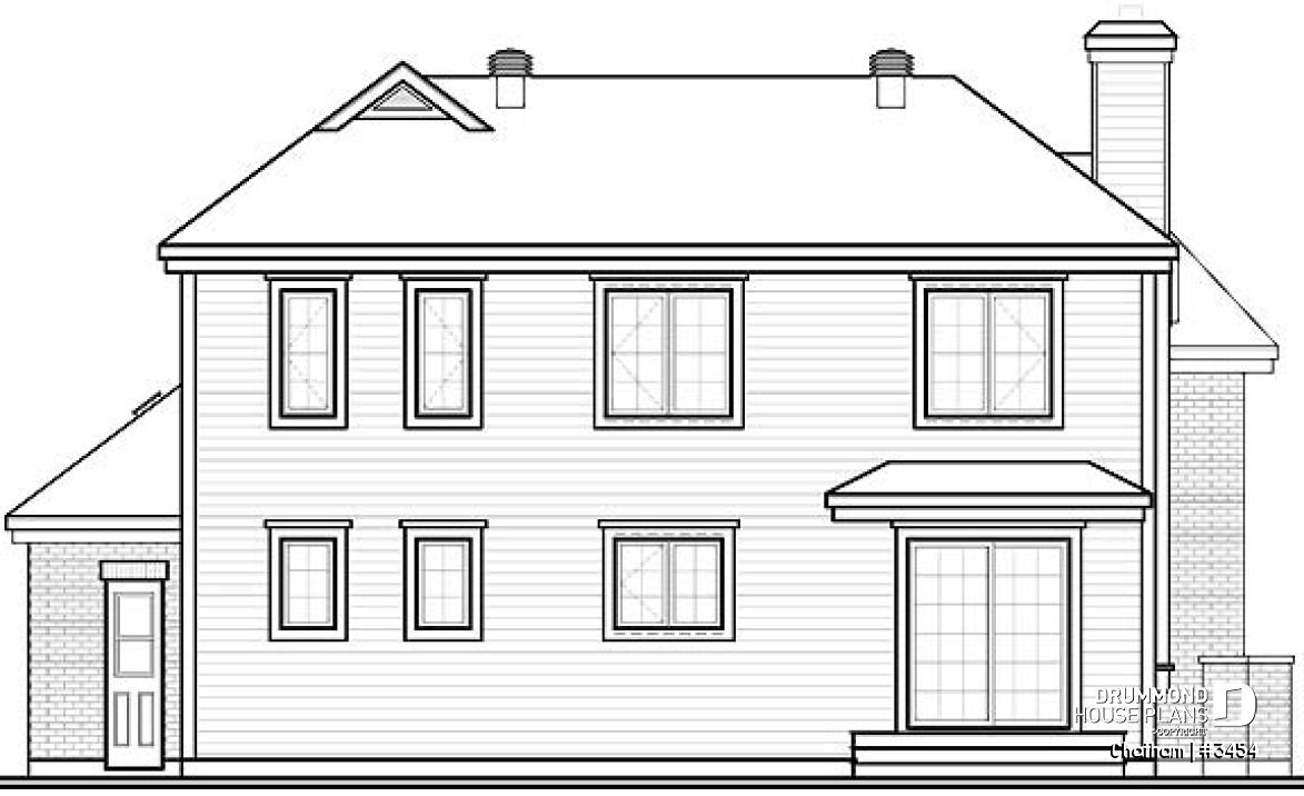 rear elevation - Chatham