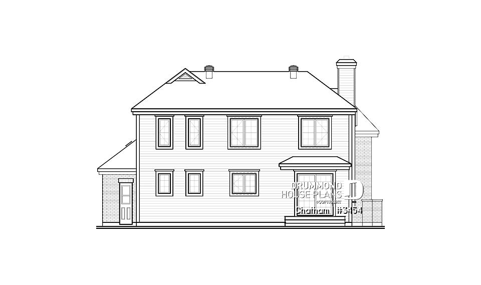 rear elevation - Chatham