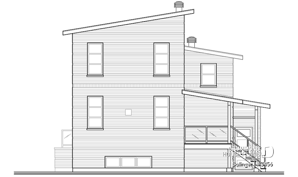 rear elevation - Sallinger