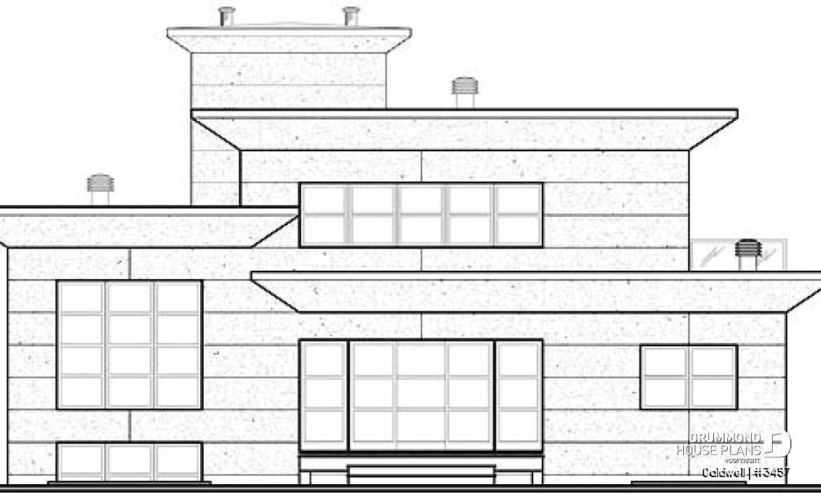 rear elevation - Caldwell