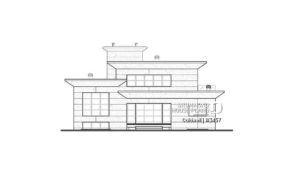 rear elevation - Caldwell
