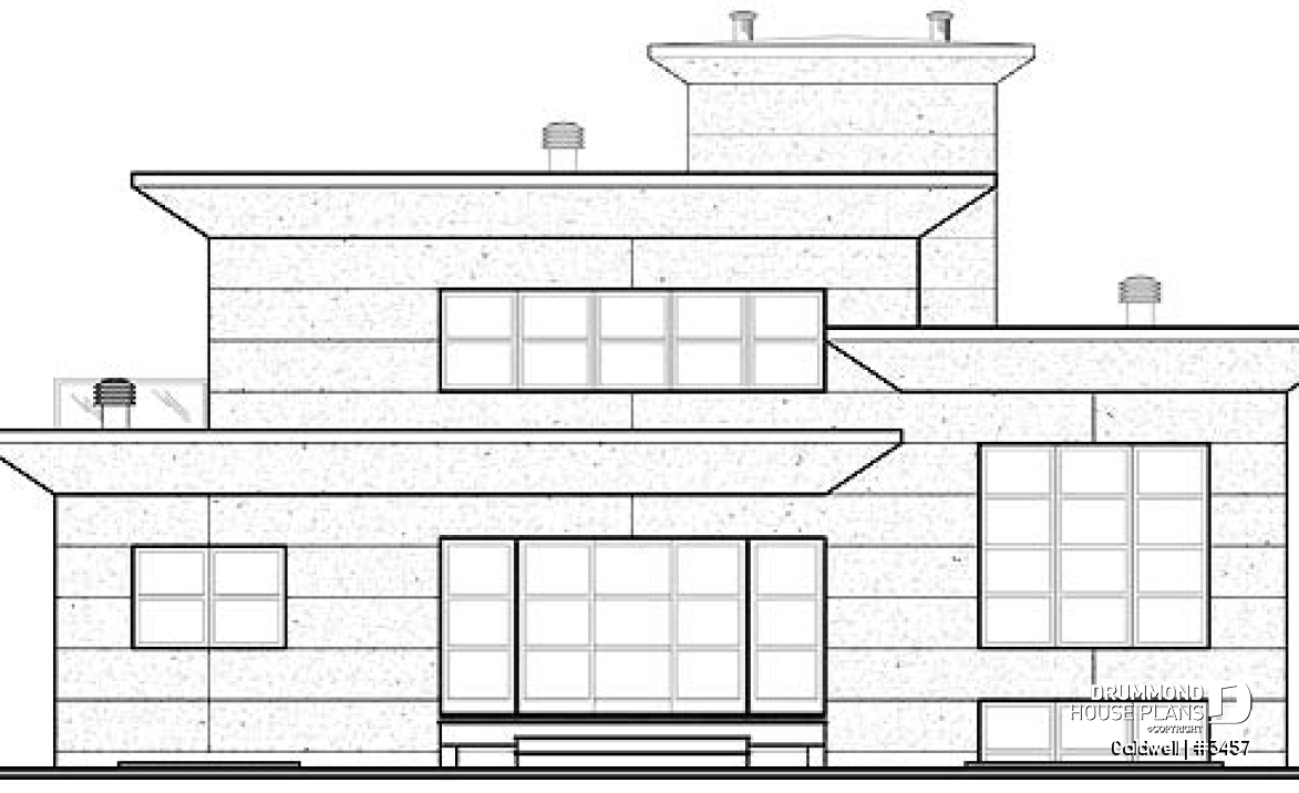 rear elevation - Caldwell