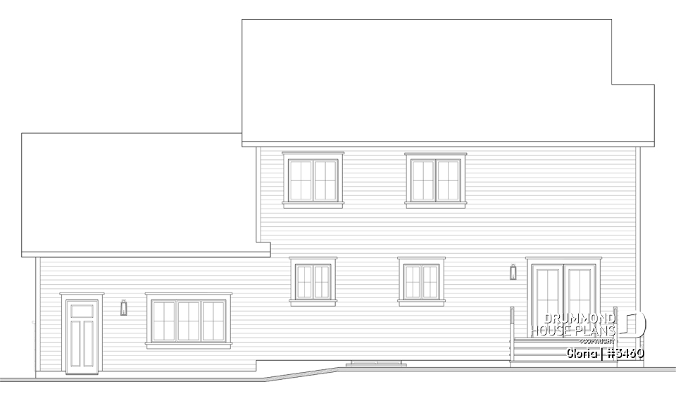 rear elevation - Gloria