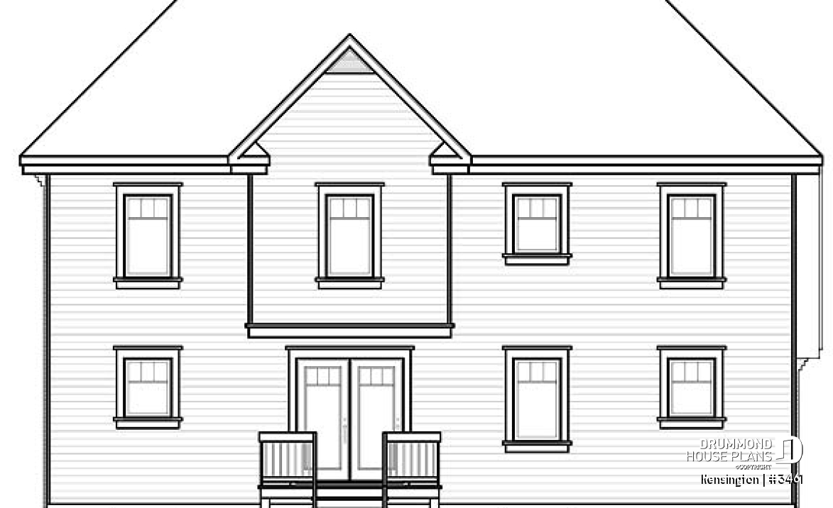 rear elevation - Kensington