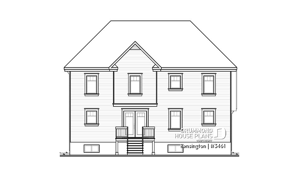 rear elevation - Kensington