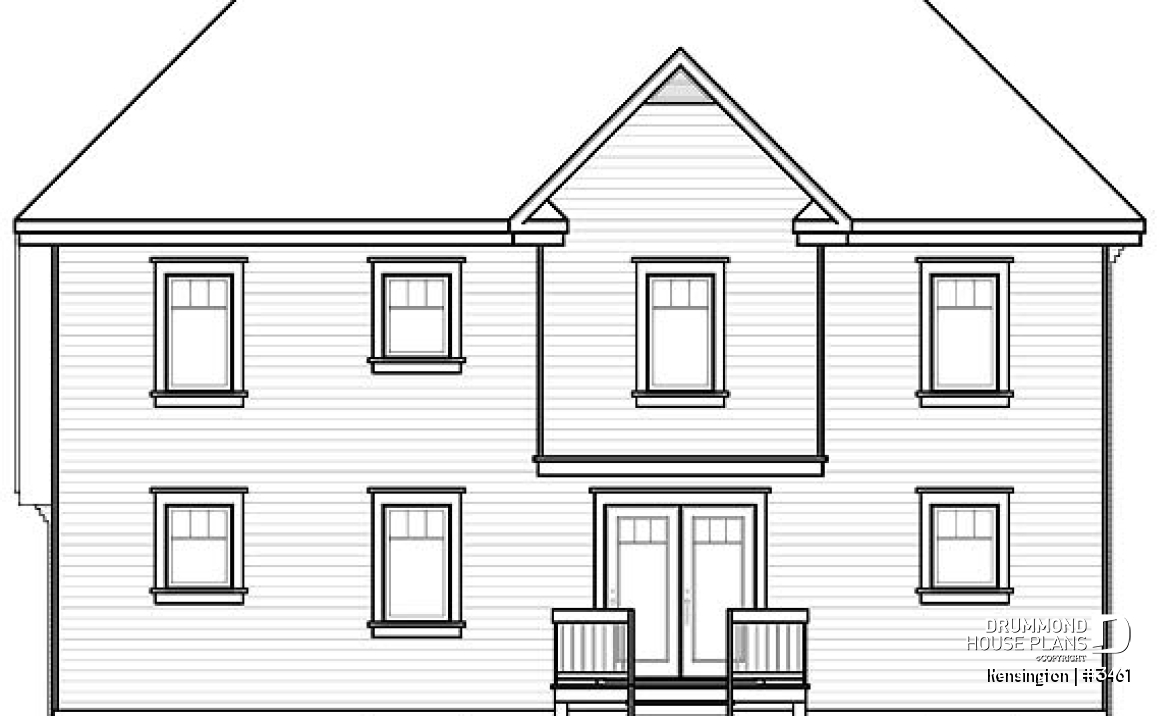 rear elevation - Kensington