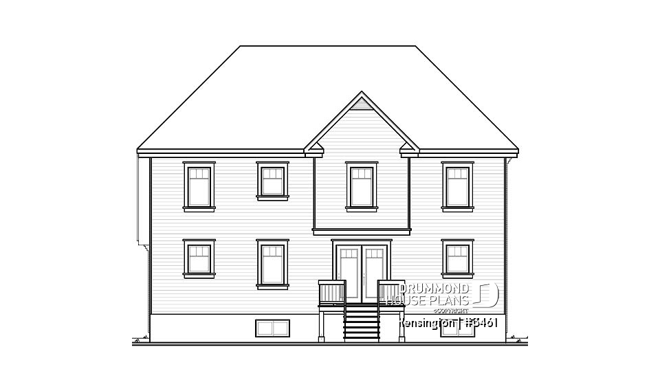 rear elevation - Kensington