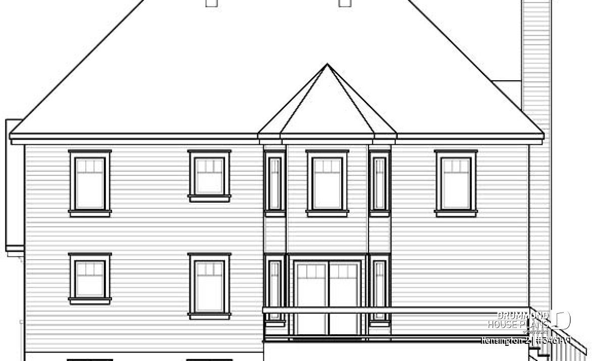 rear elevation - Kensington 2