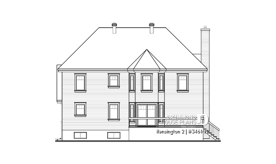 rear elevation - Kensington 2
