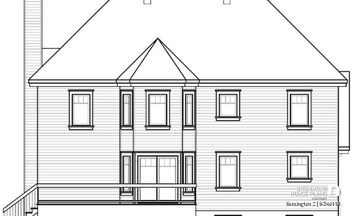 rear elevation - Kensington 2